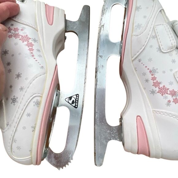 Jackson Softec Girls Snowflake Print Ice Skates - Size 3 - Picture 7 of 9